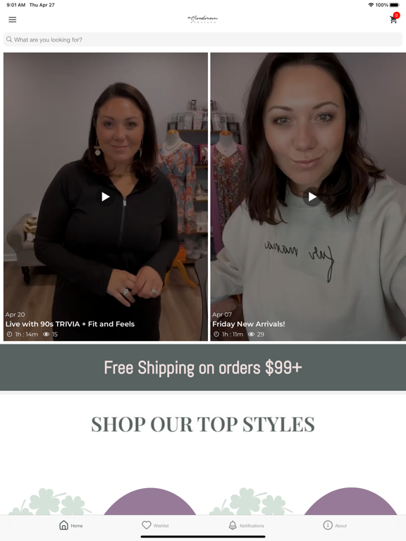 App screenshot