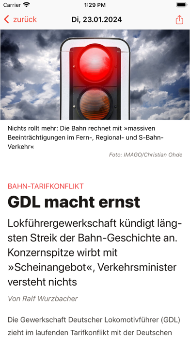 junge Welt Screenshot