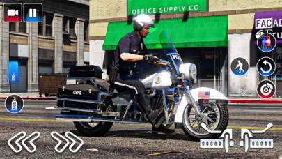 Police Bike Driving Chase Game Screenshot