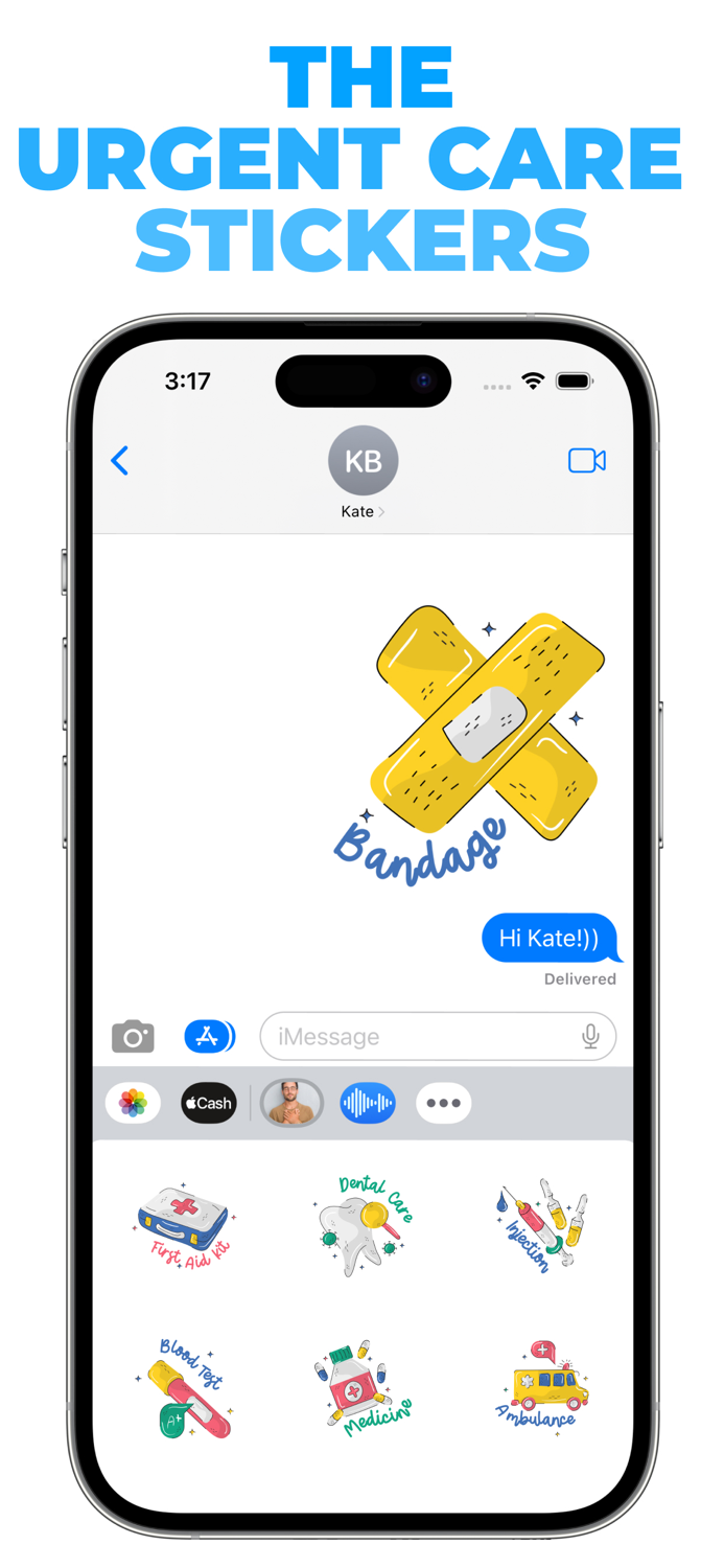 The Urgent Care stickers