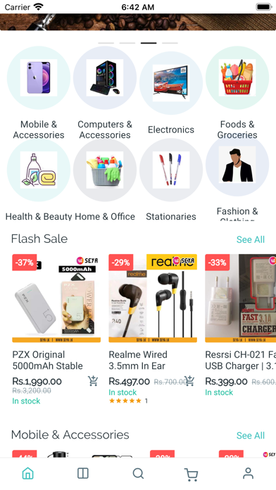 Seya Online Shopping Sri Lanka Screenshot