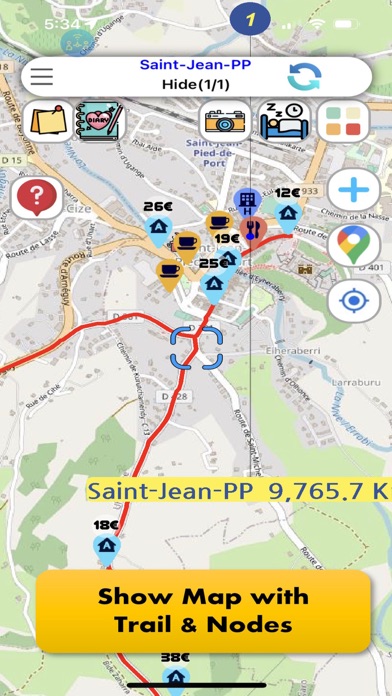 Camino Map : French wayのおすすめ画像2
