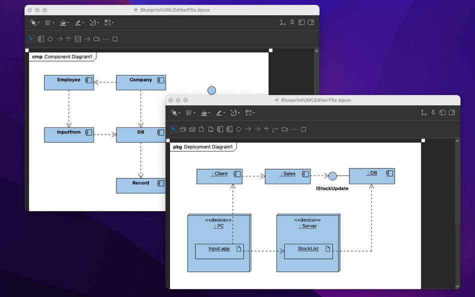 #4. Blueprint UML Editor (macOS) 由: junichi nakamura