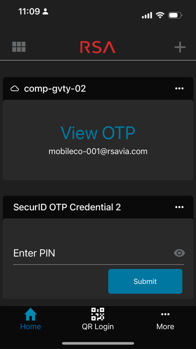 RSA Authenticator (SecurID) Screenshot