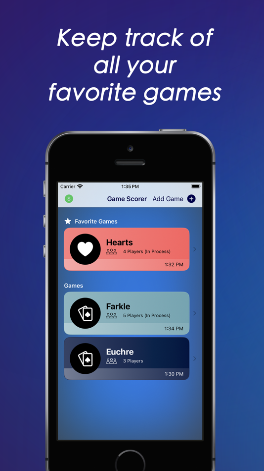 #1. Game Score Keep (iOS) 由: Daniel Laidig
