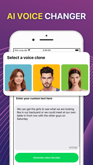 Ai Celebrity Voice Generator! Screenshot