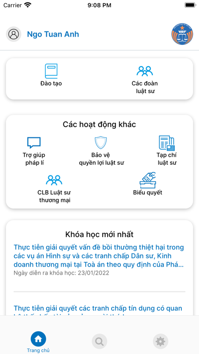 Liên Đoàn Luật Sư Screenshot