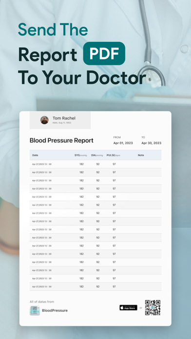 Blood Pressure Pro:  Log Diary Screenshot