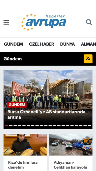 Avrupa Haberler Screenshot