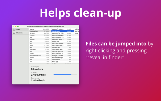 ‎Parallel Disk Scanner Screenshot