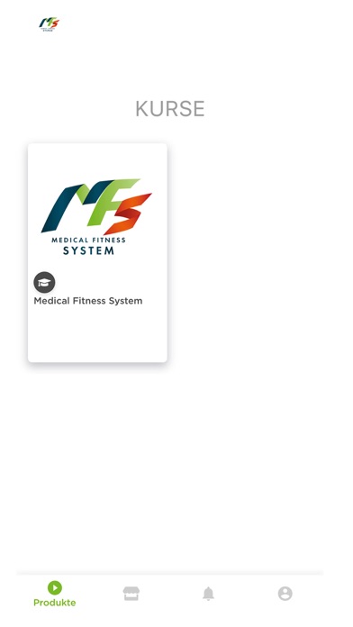 Medical Fitness App Screenshot
