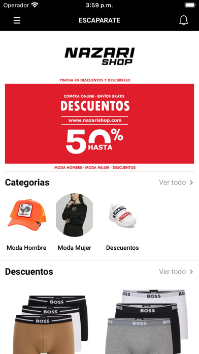 Nazari Shop Screenshot