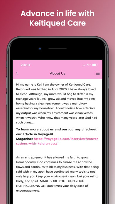 Keitiqued Care Screenshot