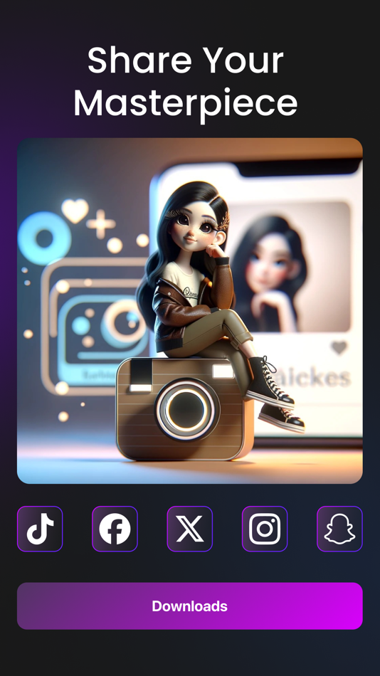 #3. AERO AI: Art, Avatar Generator (iOS) By: Oguzhan Inal