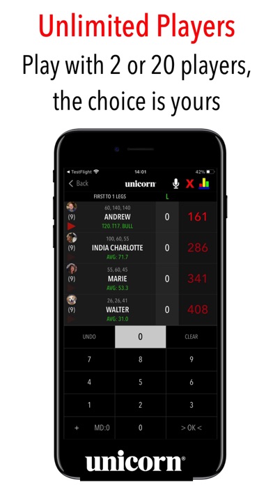 Russ Bray Darts Scorer Pro Screenshot