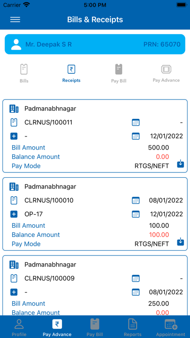 NU Hospitals Screenshot
