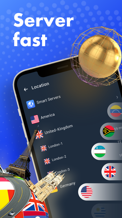 Screenshot #2 pour VPN - Unlimited Fast Top Proxy