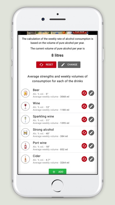Mensura: Alcohol tracker Screenshot