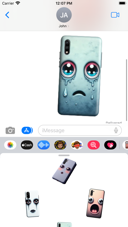 #5. Phone Case Stickers (iOS) Podle: Paul Scott