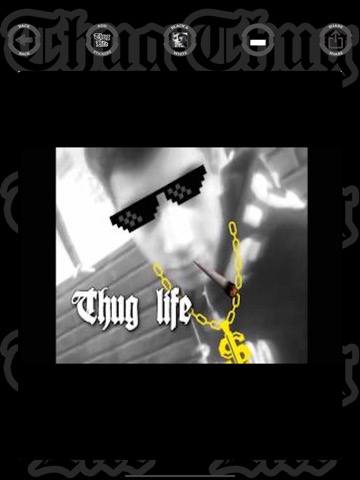 Thug life photo stickersのおすすめ画像1