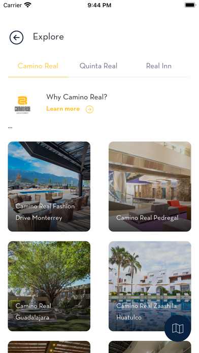 Camino Real Hoteles Screenshot