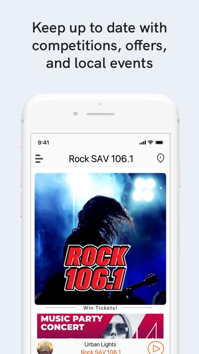 Rock SAV 106.1 Screenshot