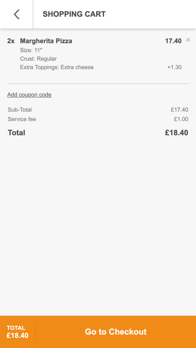 Hot Shot Pizza York Screenshot