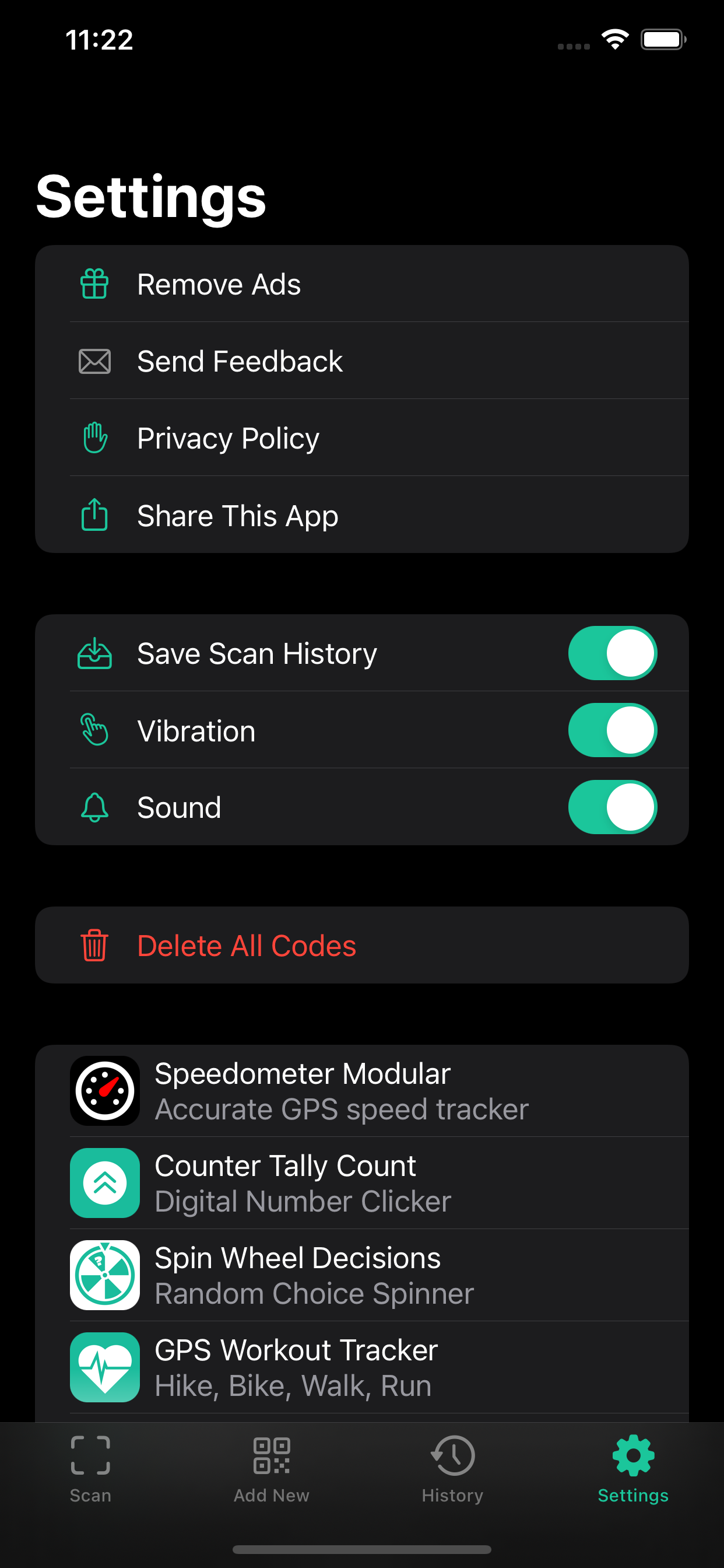 QR Code Reader and Maker App