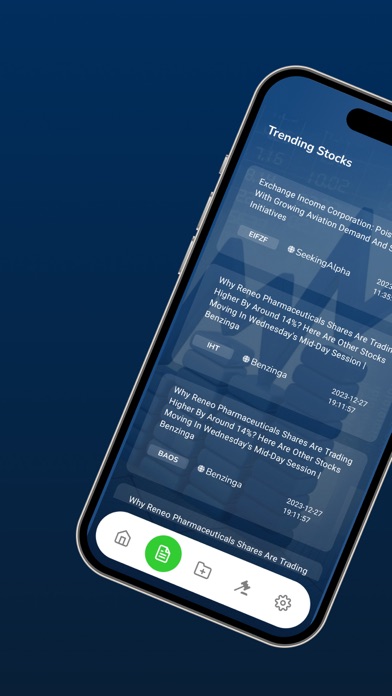 Market Wire News Screenshot