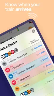 washington dc metro route map iphone screenshot 4
