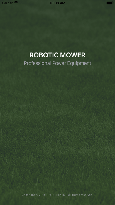 robotic-mower connect Screenshot