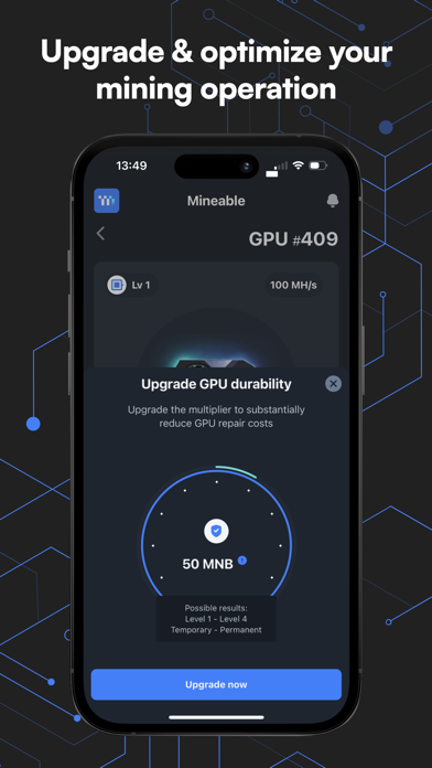 Mineable - Earn Passive Crypto Screenshot
