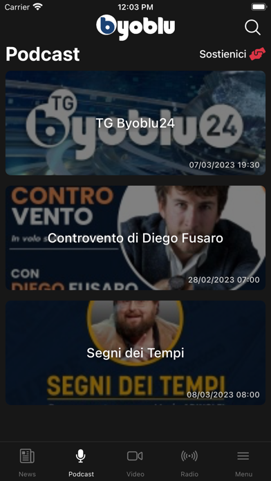 Byoblu - La Tv dei cittadini Screenshot