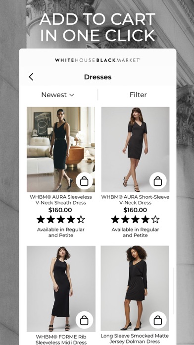 WHBM White House Black Market Screenshot