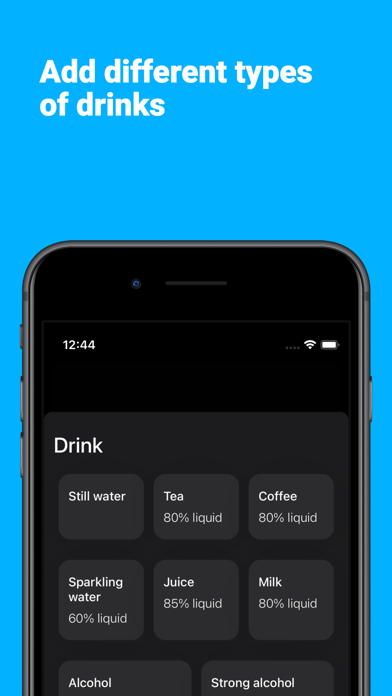 Water intake reminder — drink! Screenshot