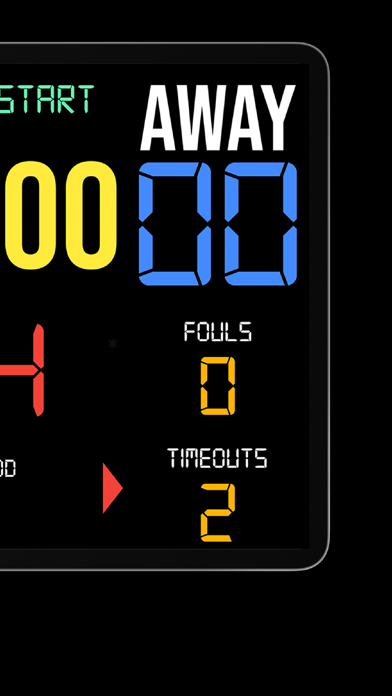 BT Basketball Scoreboard Screenshot