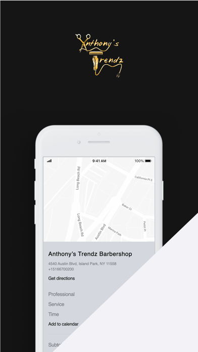 Anthony’s Trendz Barbershop Screenshot