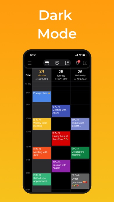 24me: Calendar & To-Do List Screenshot