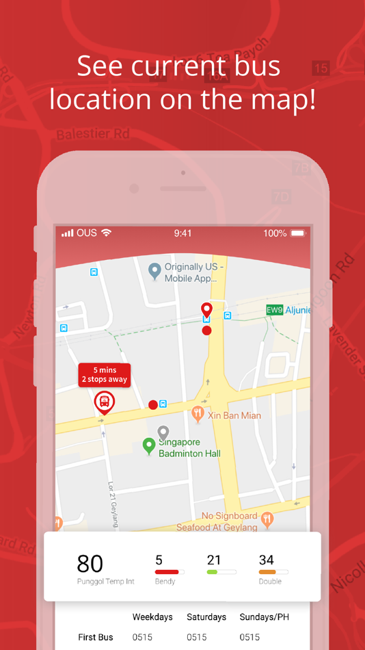 #4. SG BusLeh: Bus & Train Timings (iOS) 由: OUS Group Pte Ltd (Originally US)