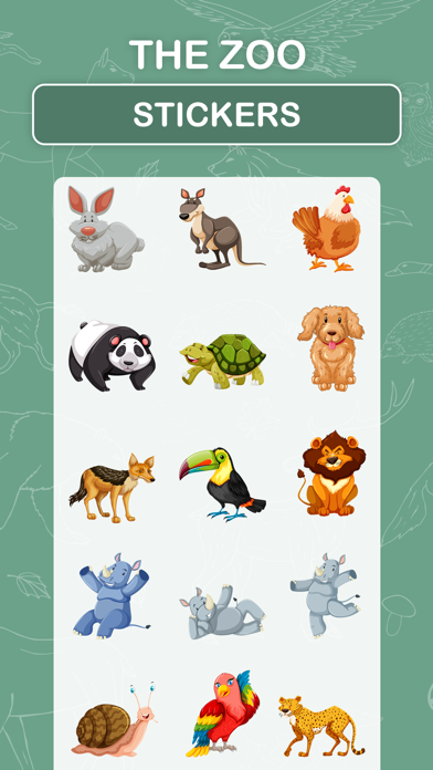 The Zoo Stickers Screenshot