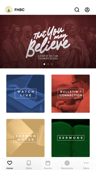 Forest Hills Baptist Church Screenshot