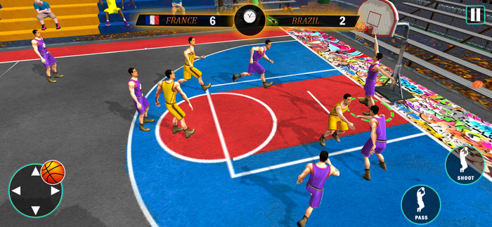 Basketball tournament life 3d