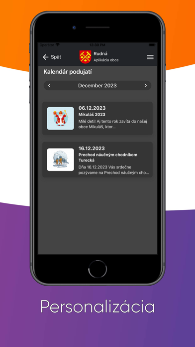 Obec Rudná Screenshot