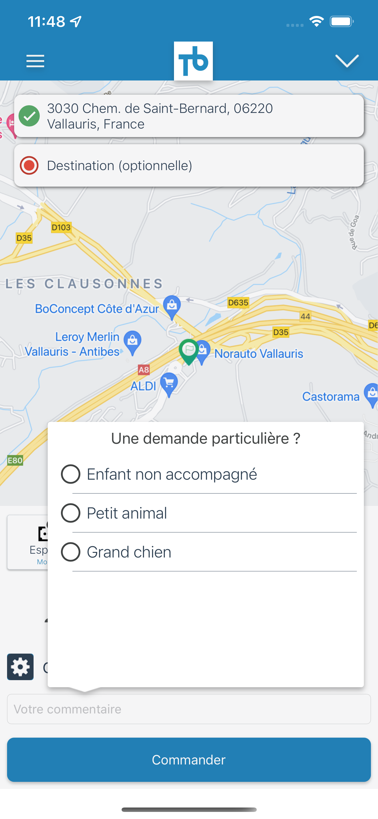 Taxis Bleus