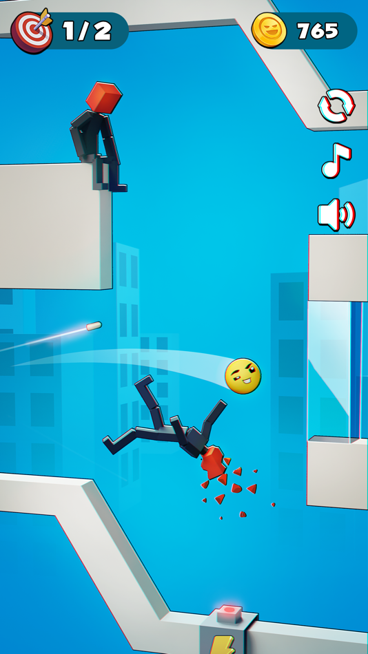 #4. Bullet Smile: Ragdoll Puzzles (iOS) 由: Take Top Entertainment LLP