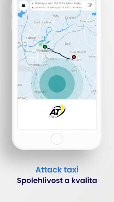 ATTACK taxi Pardubice Screenshot