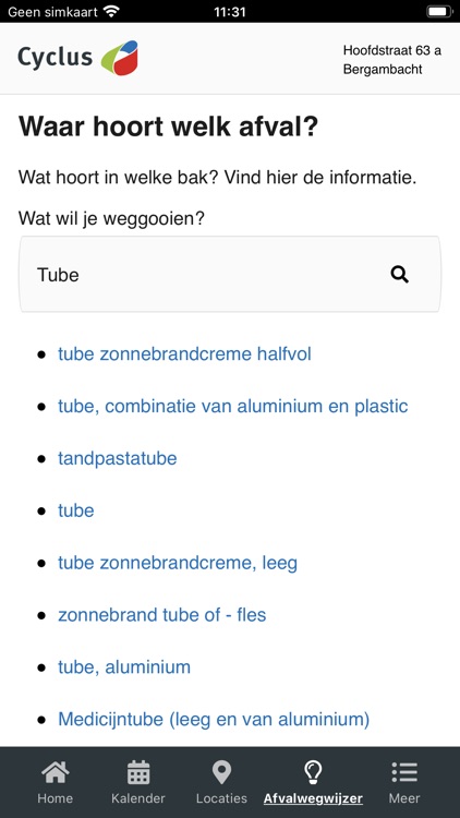 Afvalkalender Cyclus screenshot-4
