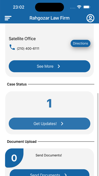Rahgozar Law Firm Screenshot