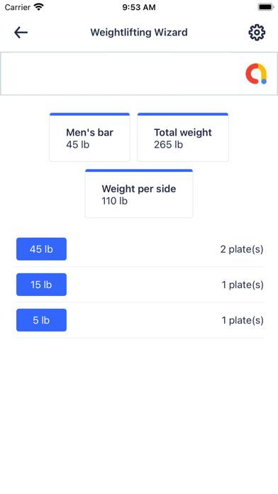 Weightlifting Wizard Screenshot
