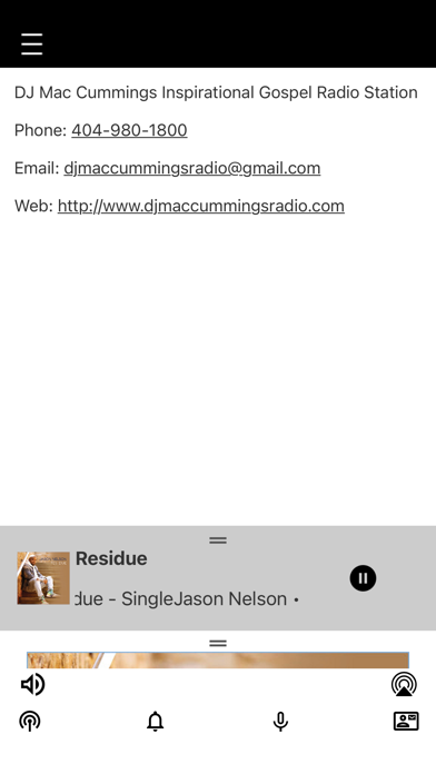 DJ Mac Cummings Radio Screenshot